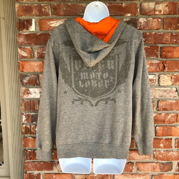 Decoded Other - Decoded grey zip front hoodie size L